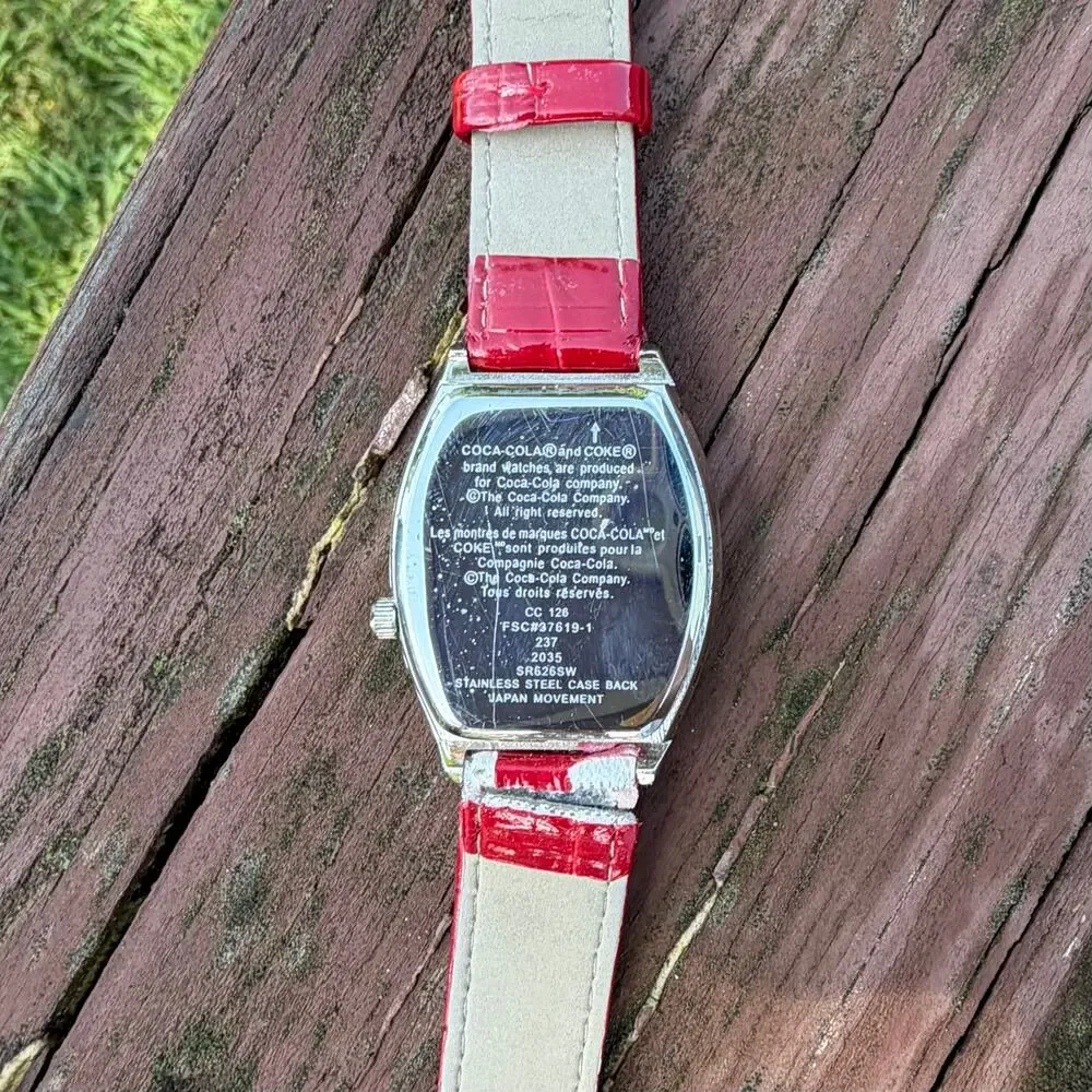 Vintage Coca Cola Watch Head CC128 WWII Soldier Art Untested Parts Repair